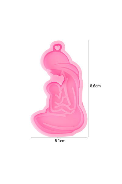 Choice36 21 قالب سيليكون على شكل قلب لصنع سلسلة مفاتيح، وقوالب راتنجية على شك...