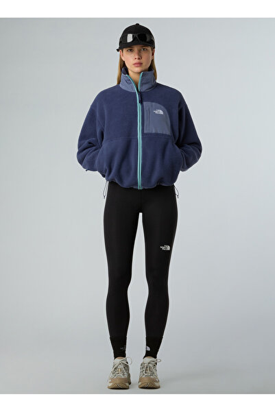 THE NORTH FACE NF0A8EUZE1I1-YUMIORI OFF ZIP JACKET Mavi Fermuarlı Yaka Standart Düz Kadın Sweatshırt