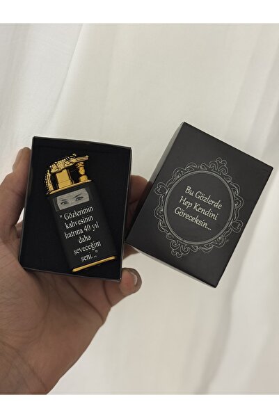 Çelik Özel Göz Baskılı Ejderha Çakmak - En Güzel Hediye