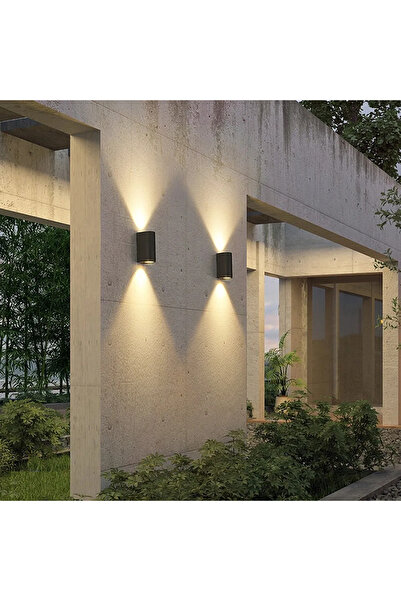 HAMER GU10 Double-Sided Cylindrical Wall Lamp, Outdoor Lighting