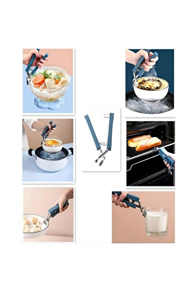 Decoan 4 Piece Anti-Scald Kitchen Set - Pot Pan Holder and Oven Mitts