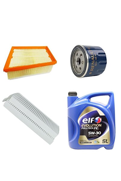 ELF 5w-30 5lt 2025 +Renault Latitude 1.5 DCi Filtre Seti 110HP Model 2011-2019(MAZOTSUZ)
