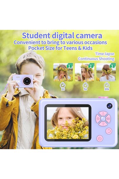Generic Kids Camera | Full HD Resolution, Included SD Card, Games, Educational Fun