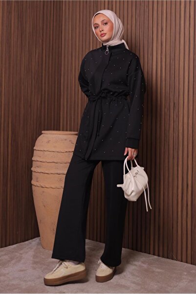 TRENDTESETTÜR ΓΥΝΑΙΚΕΙΟ ΣΕΤ ΜΑΥΡΟ ΠΑΝΤΕΛΟΝΙ T 3235