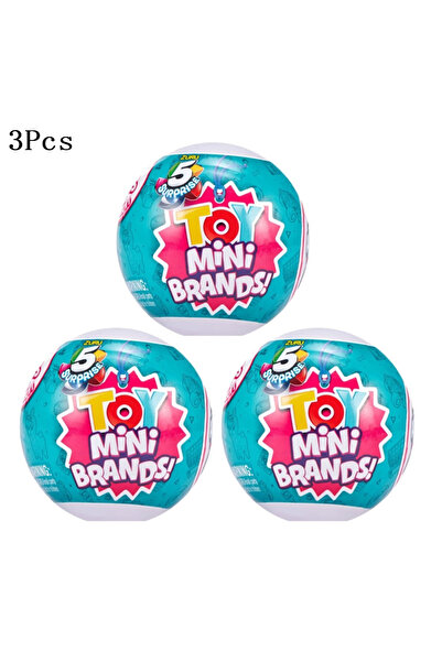 Miniso Zuru Toy Ball1-3Pcs 5 Surprise Mini Brands Series 1 by ZURU Mystery Real Miniature Collectible Toy C