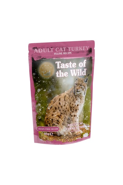 Taste of the Wild Adult Cat Turkey Pate Grain-Free Wet Cat Food 85G