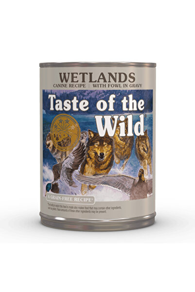 Taste of the Wild طعام الكلاب الرطب من ويتلاندز كانين فاول في المرق 390 جرام