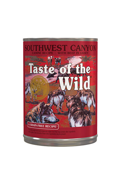 Taste of the Wild طعام الكلاب الرطب من ساوث ويست كانيون مع لحم البقر في المرق...