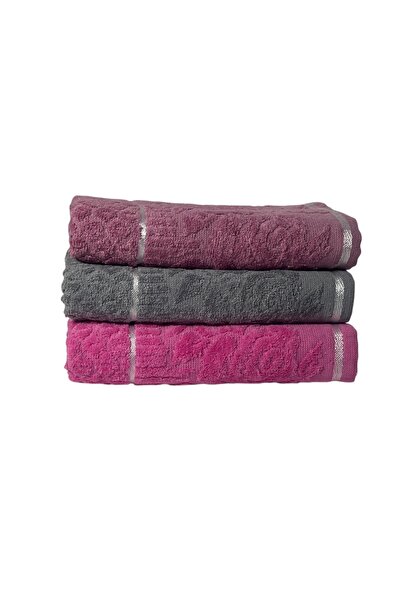 PATRU ANOTIMPURI Set of 3 bath towels, 100% cotton