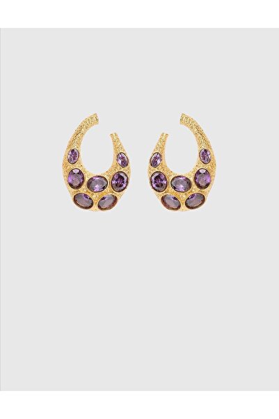 İLVİ Katel Mor Kadın Küpe