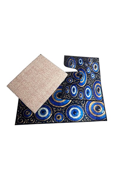 PATRU ANOTIMPURI Covor de baie 3 piese, antiderapant, lavabil, 60x100/50x60/50x60 cm