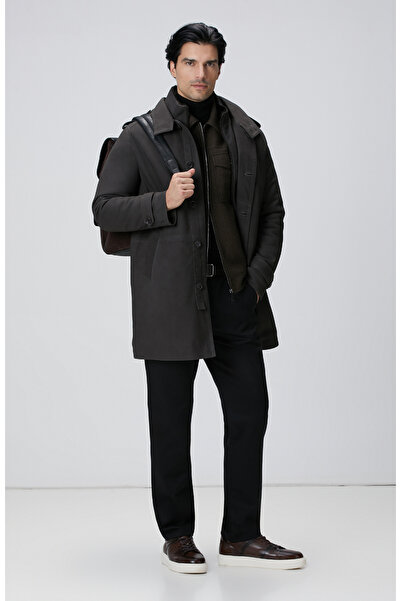 Network Siyah Bağcıklı Diyagonal Desenli Pantolon