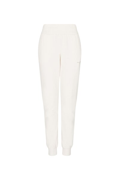 Armani Exchange Women's Regular Fit Logo Jogger Sweatpants - Cream