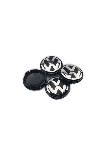 OEM Set de 4 capace pentru jante din aliaj Volkswagen, interior 56 mm - exter...