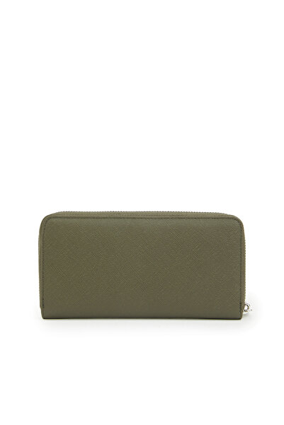 Network Haki Kadın Suni Deri Cüzdan