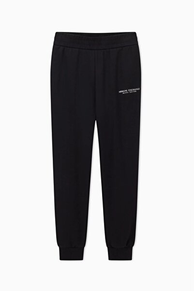 Armani Exchange Women's Regular Fit Logo Jogger Sweatpants - Black