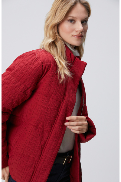 Network Bordo Desenli Kaban