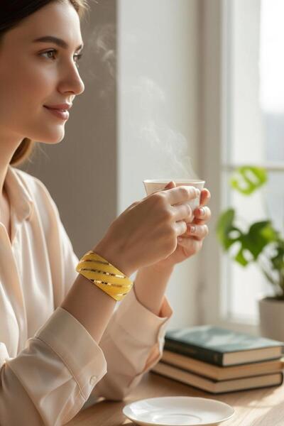 Çgk Çiğdem Gürel Kuyumculuk 14K Mega Altın Bilezik