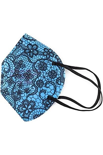 Andum Măști FFP2 Black Lace ambalate individual, model AD-1001, 5 straturi, set de 50 de bucăți