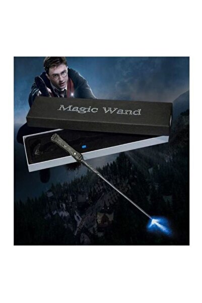 THK Baghetă magică Harry Potter, oțel, LED, neagră, THK®