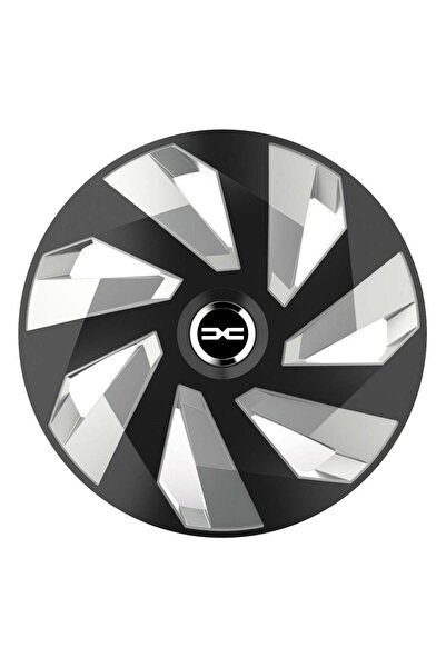 OEM Set of 4 Wheel Covers for Dacia New, Vector Mix model, R15, DACIA