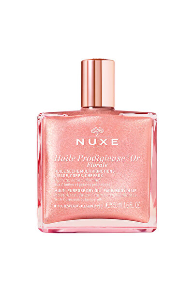 Nuxe Altın Parıltılı Çok Amaçlı Floral Kuru Yağ (Yüz, Vücut, Saç)