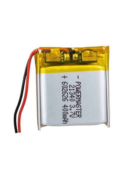 Powermaster 602626 3.7 Volt 400 Mah Lityum Polimer Pil