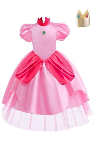 THK Rochie Disney Prințesa Piersică, THK®, roz - 140 cm