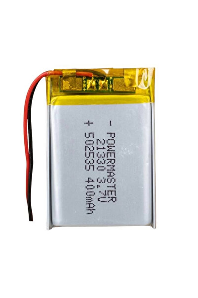 Powermaster 502535 3.7 Volt 400 Mah Lityum Polimer Pil