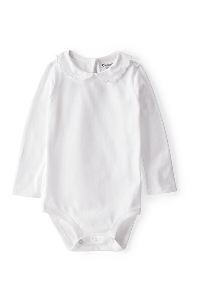 OshKosh Baby Girl White Bodysuit