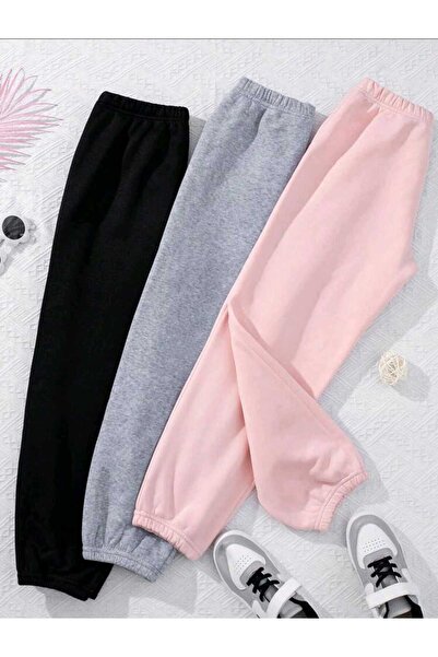 FAVORİST 3 τεμάχια αθλητικά παντελόνια με ελαστικό πόδι, χειμερινό μείγμα