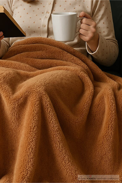 Kamdu 130x170 Wuffy | Wellsoft TV Blanket, Single Bed Blanket, Throw Blanket, Soft Blanket
