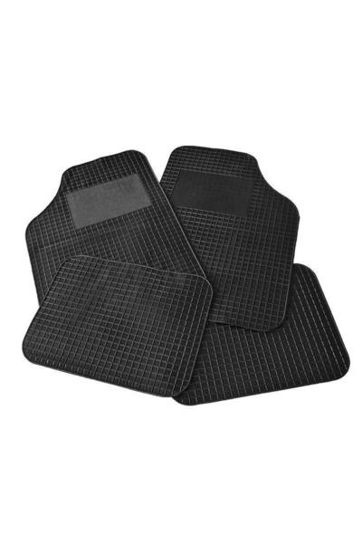 RO GROUP Rubber Car Mats RoGroup, 4 pieces, black