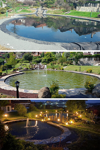 Treuman 1.5m x 1.5m 0.8mm Epdm Membran Panel Süs, Tarımsal Sulama Ve Koi Havuzları 2.25 M²