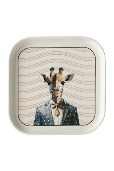 Mudo Home ICONIC KARE TABAK 17CM-GIRAFFE