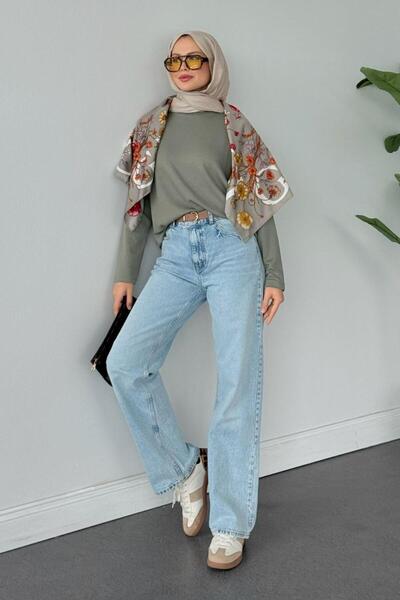 Şulemoda Giyim Βαμβακερό μακρυμάνικο εσώρουχο Mint