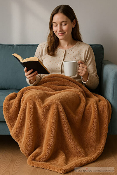 Kamdu 130x170 Wuffy | Wellsoft TV Blanket, Single Bed Blanket, Throw Blanket, Soft Blanket