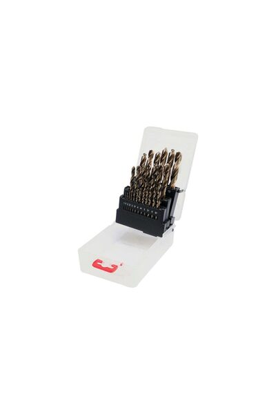 yato Set 25 burghie pentru metal 1 - 13 mm HSS - cobalt YT-41605