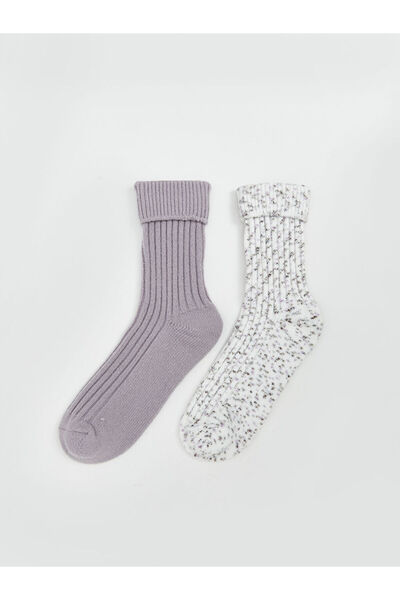LC Waikiki Patterned Women's Ankle Socks 2 Pack