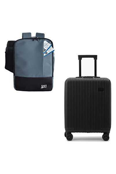 CABINFLY Set calatorie pentru Turkish,troller 55x40x20,extensibil 55x40x23 cm...