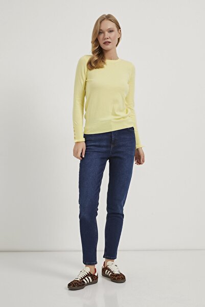 Arma Life Armalife 4690 Bis Collar Sleeve Button Detail Premium Women's Sweater