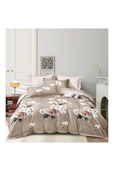Evia Home Double Bed Finet Bedding Set with 4 Pillowcases, Evia Home, Calla