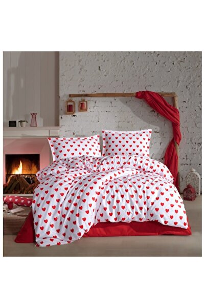 Clasy 4-piece bedding set, for double bed, 100% cotton, Clasy, Amore White