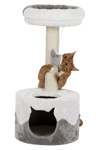 Trixie pisică Tırmalaması Ve Evi 71cm Alb Gri 462122