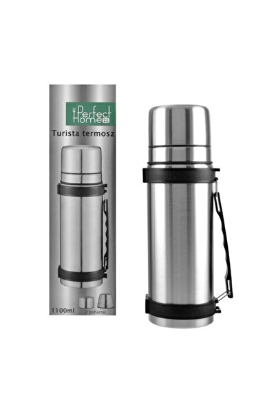 Perfect Home Tourist Thermos with 2 Glasses 1100 ml