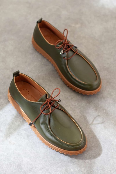 DERİMİSS Women's Genuine Leather Orthopedic Shoes, Women's Casual Shoes