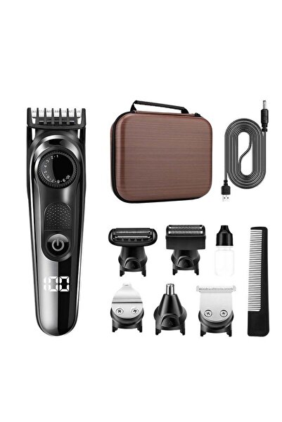 ETG Trimmer for Men, 5-in-1 Hair Trimmer, Showerproof Body Shaver and Groomer for Sensitive Areas