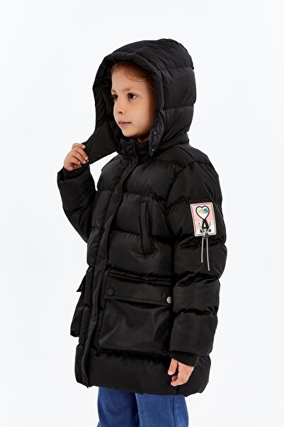 Benittokids Girl's Thick Winter Hooded Coat 51349