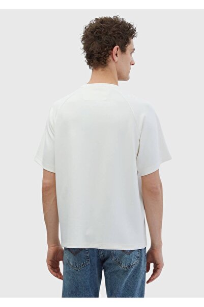 Ramsey Εκρού Πλατύ Φούτερ με λαιμόκοψη