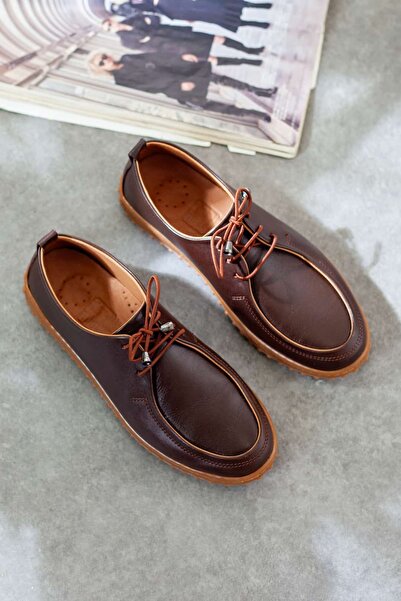 DERİMİSS Women's Genuine Leather Orthopedic Shoes, Women's Casual Shoes